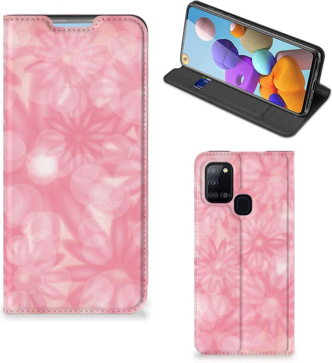 Samsung Galaxy A21s Smart Cover Spring Flowers