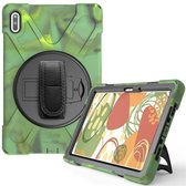 Huawei MatePad 10.4 Cover - Hand Strap Armor Case - Camouflage