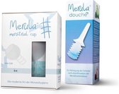 Merula menstruatie cup + Merula douche - ice kleurloos