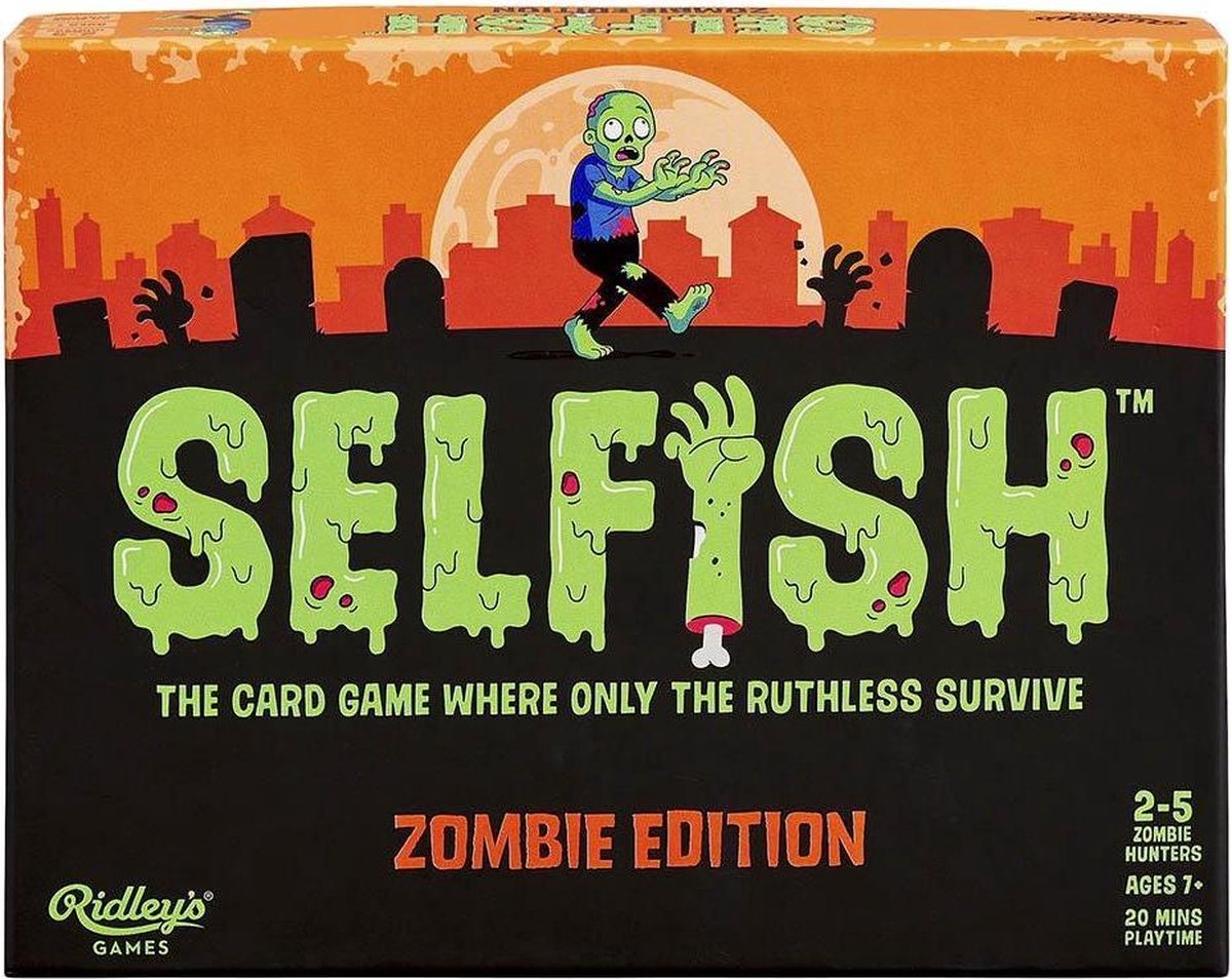 Ridley's Games Kaartspel Selfish Zombie Papier 135-delig