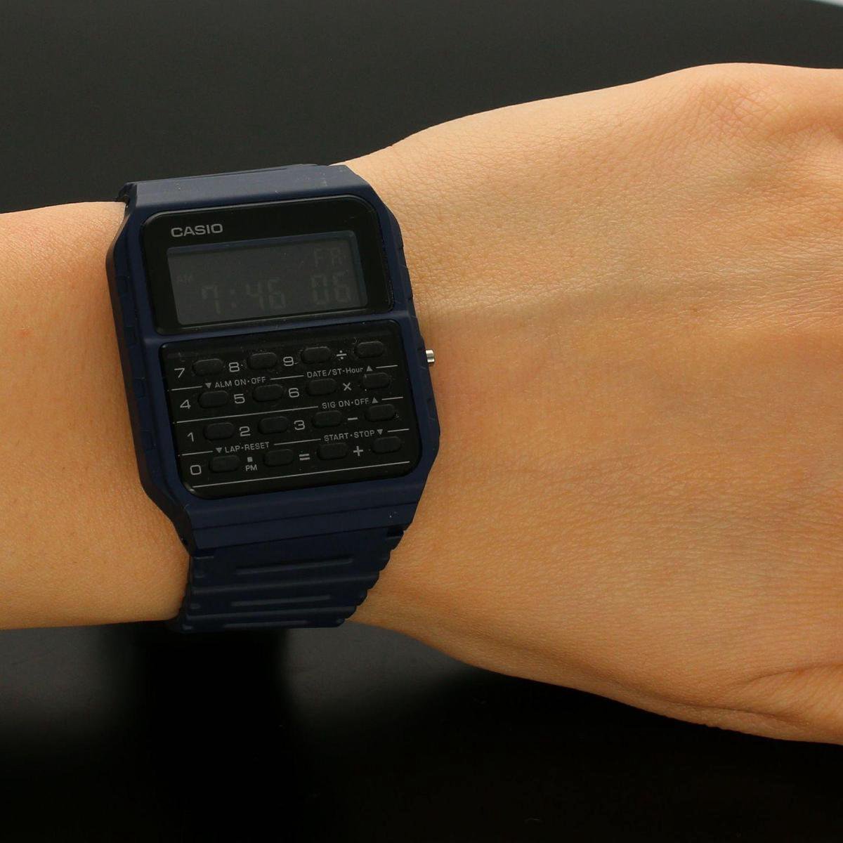 Casio Calculator Alarm Stopwatch Dual Time Watch CA-53W 1Z CA53W