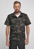Heren - Mannen - Modern - Casual - Streetwear - Overhemd - Kwaliteit - Shirt - US - Shirt - Ripstop - shortsleeve - korte mouw dark camo