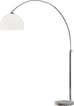 LED Vloerlamp - Trion Solar - E27 Fitting - Rond - Mat Chroom - Aluminium - BSE
