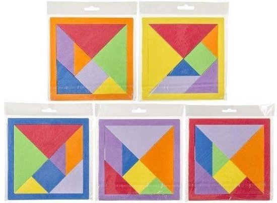 Mini Tangram casse-tête en mousse pour enfant