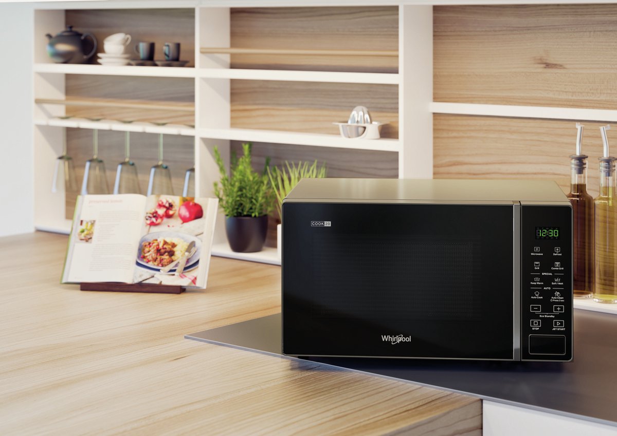 Whirlpool MWP 203 SB - Vrijstaande grill-magnetron thumbnail 5