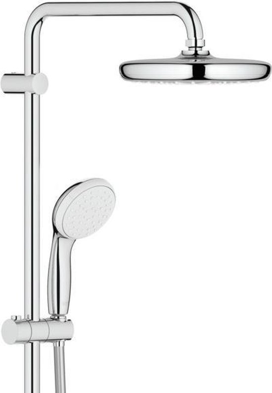 Grohe New Tempesta Cosmopolitan douche de tête ½ IV, EcoJoy 9,4 l/min.,  chromé avec bras de douche: 27869000