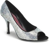 Violette-03r Iridescent Rhinestones - (EU 38 = US 8) - Bordello