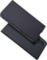 Luxe zwart agenda book case hoesje Samsung Galaxy M21