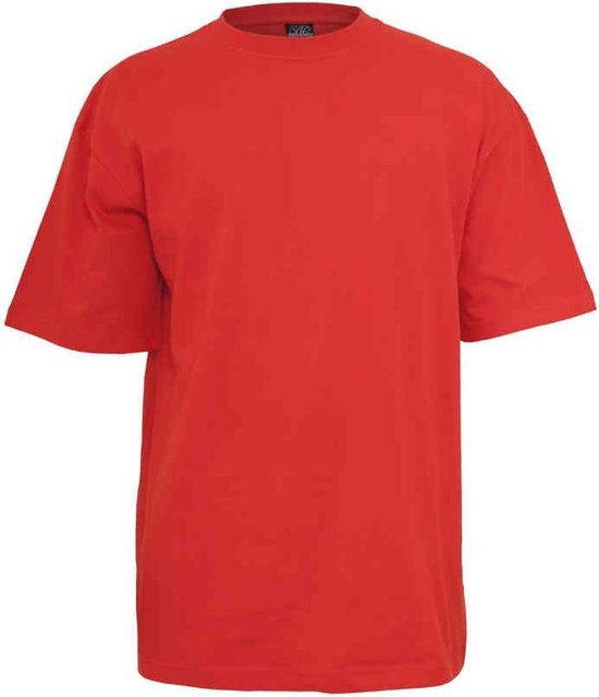 Urban Classics - Tall Heren T-shirt - M - Rood