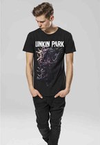 Urban Classics Linkin Park Heren Tshirt -XS- Linkin Park Heart Zwart