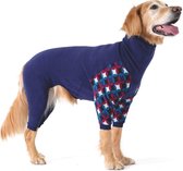 Goldpaw Onesie Hondenpyjama - Navy - Maat 24 (>30kg)