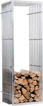 CLP Irving - Brandhoutrek - Wandrek roestvrij staal 40x50x150 cm