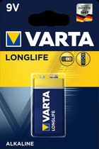 Varta Longlife Extra 9V-Block 6 LR 61 - 1 stuk