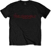 The Stooges Mens Tshirt -M- Vintage Logo Noir