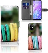 Samsung Galaxy S20 Plus Book Cover Macarons
