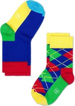 Happy Socks Kids Argyle & Blocks, Maat 13-21