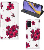 Geschikt voor Samsung Galaxy A51 Smart Cover Blossom Rood
