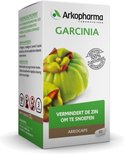 ArkoPharma Garcinia doos met afbeelding van de vrucht. "Vermindert de zin om te snoepen". Bevat 45 capsules.