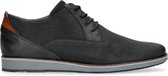 Sacha - Heren - Zwarte suède veterschoenen - Maat 44