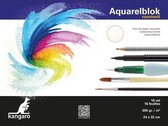 2x Aquarelblokken 300 gram 32 x 24 cm - Aquarel papier - Aquarelblokken/tekenblokken - Hobby/schildermateriaal