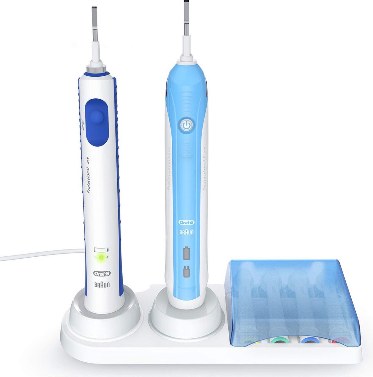 Habubu Skalk Aanzetten 2-In-1 Elektrische Tandenborstel & Opzetborstelhouder Geschikt Voor Oral B  - Staande... | bol.com