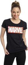 Marvel Marvel Dames Tshirt -XS- Logo Zwart