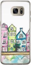Samsung Galaxy S7 Edge siliconen hoesje - Amsterdam