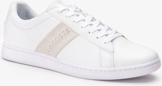 Lacoste Heren Sneakers Chaymon White/Navy/Red Wit - Schoenen.nl