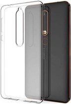 Hoesje CoolSkin3T TPU Case voor Nokia 6.1 Transparant Wit