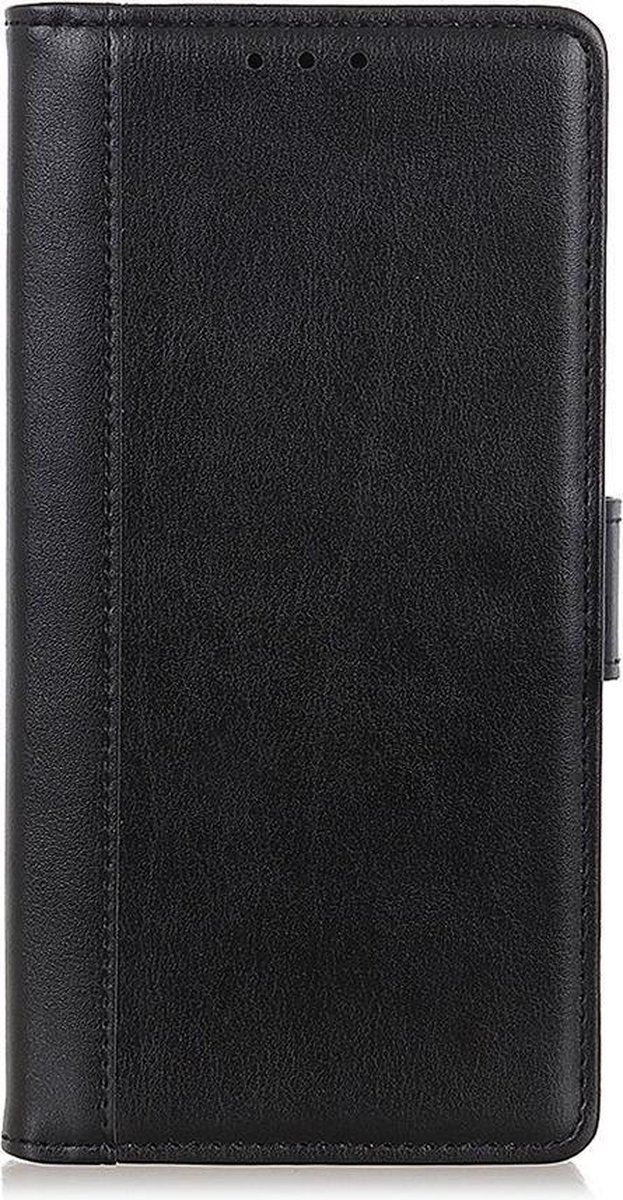 Shop4 - Google Pixel 4 XL Hoesje - Wallet Case Grain Zwart