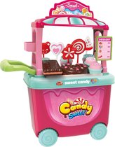 Free en Easy Speelgoedkeuken met snoep roze 38 cm
