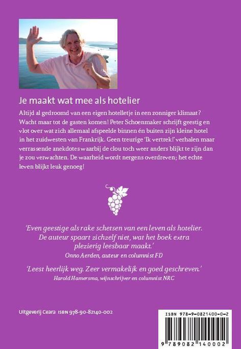 Je maakt wat mee als hotelier - back cover