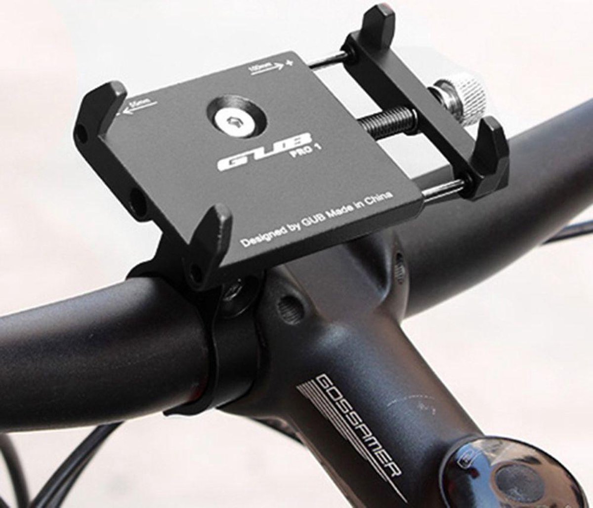GUB Pro 1 Universele Fiets Telefoonhouder Voor Smartphone Zwart