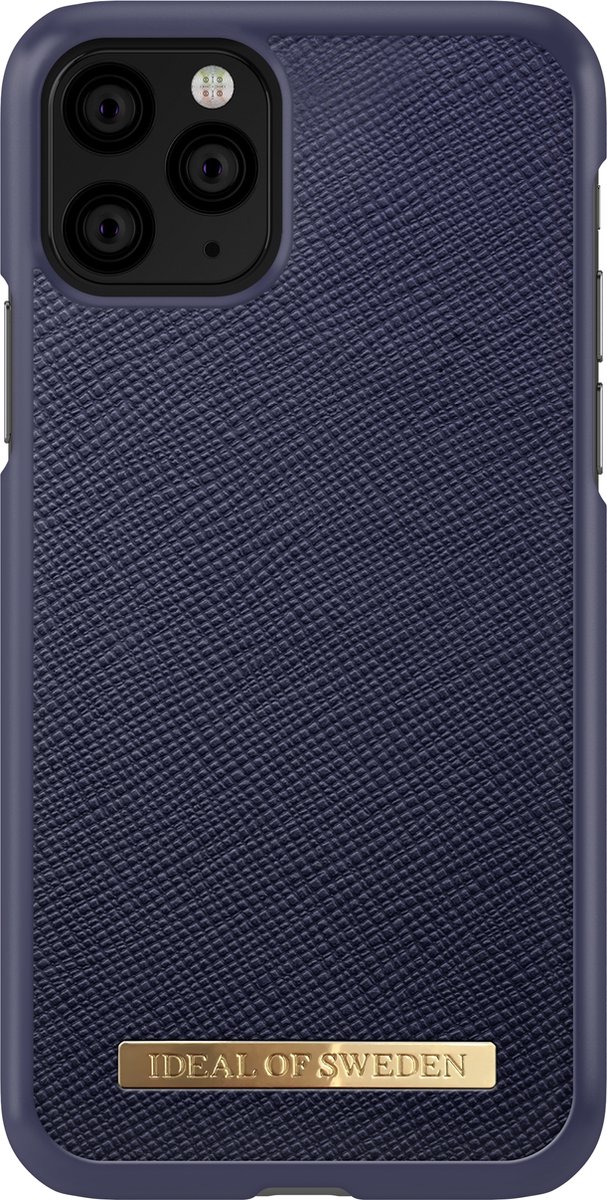 iDeal of Sweden iPhone 11 Pro Backcover hoesje - Saffiano Navy