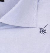 Hawaii Overhemd Blauw Oxford Twill - Heren overhem - slim fit -42
