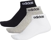 adidas - HC Ankle 3pp - Enkelsokken 3-Pack - 40 - 42 - Wit/Grijs/Zwart