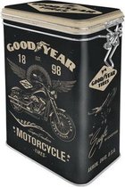 Boîte de conserve avec clip Goodyear Motorcycle