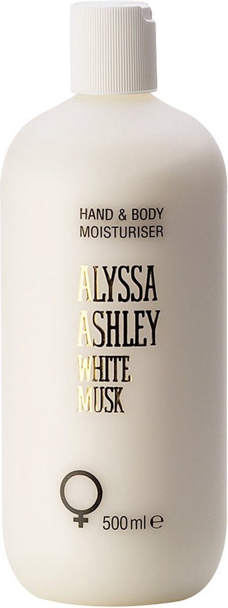 Goedkoopste Alyssa Ashley White Musk Hand & Body Moisturiser - 500 ml - Bodylotion