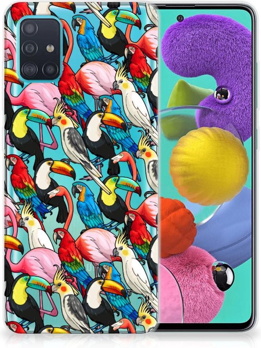 Samsung Galaxy A51 TPU Hoesje Birds
