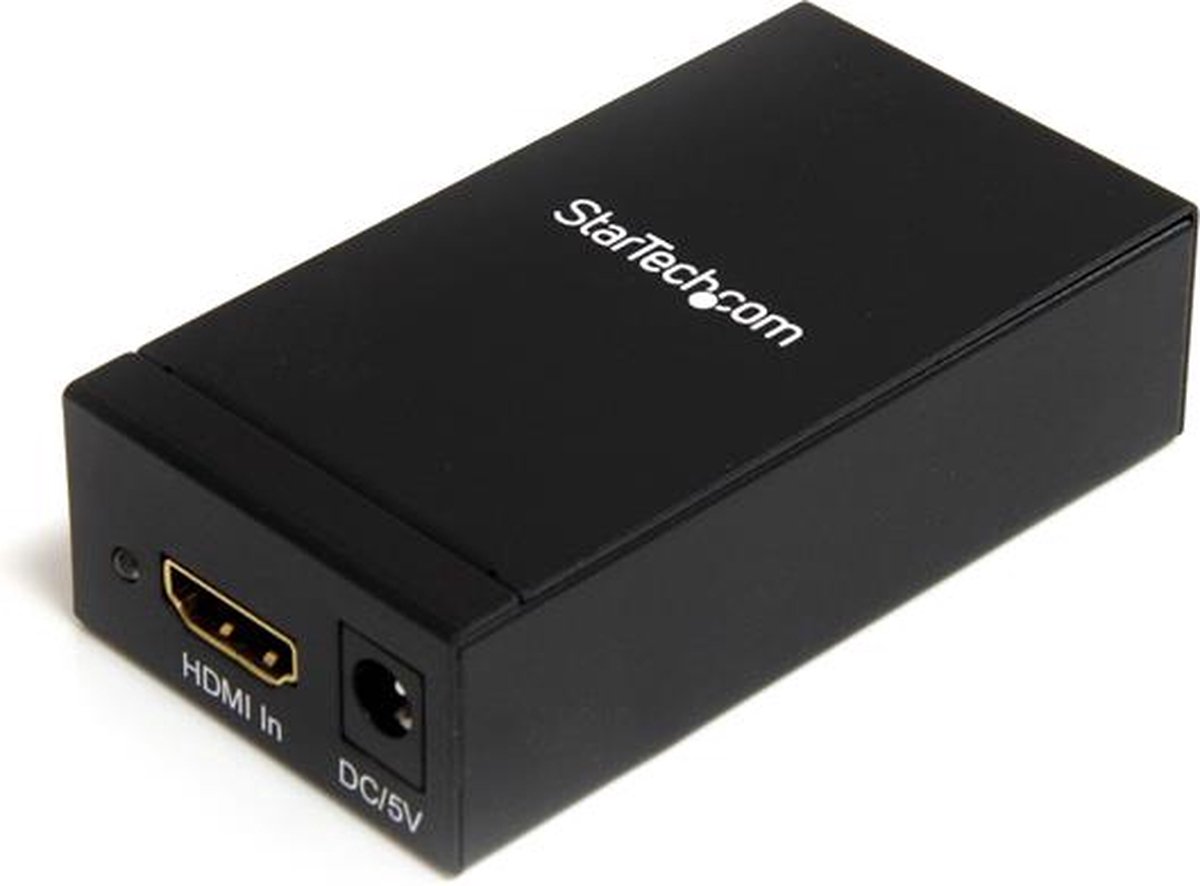 DisplayPort to HDMI Adapter DVI Startech HDMI2DP Black