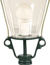 Ronde, nostalgische lantaarn lamp 1409 - Berghuizen K4A Optie: Kap Ook In Kleur Kleur: Donkergroen - Outlet