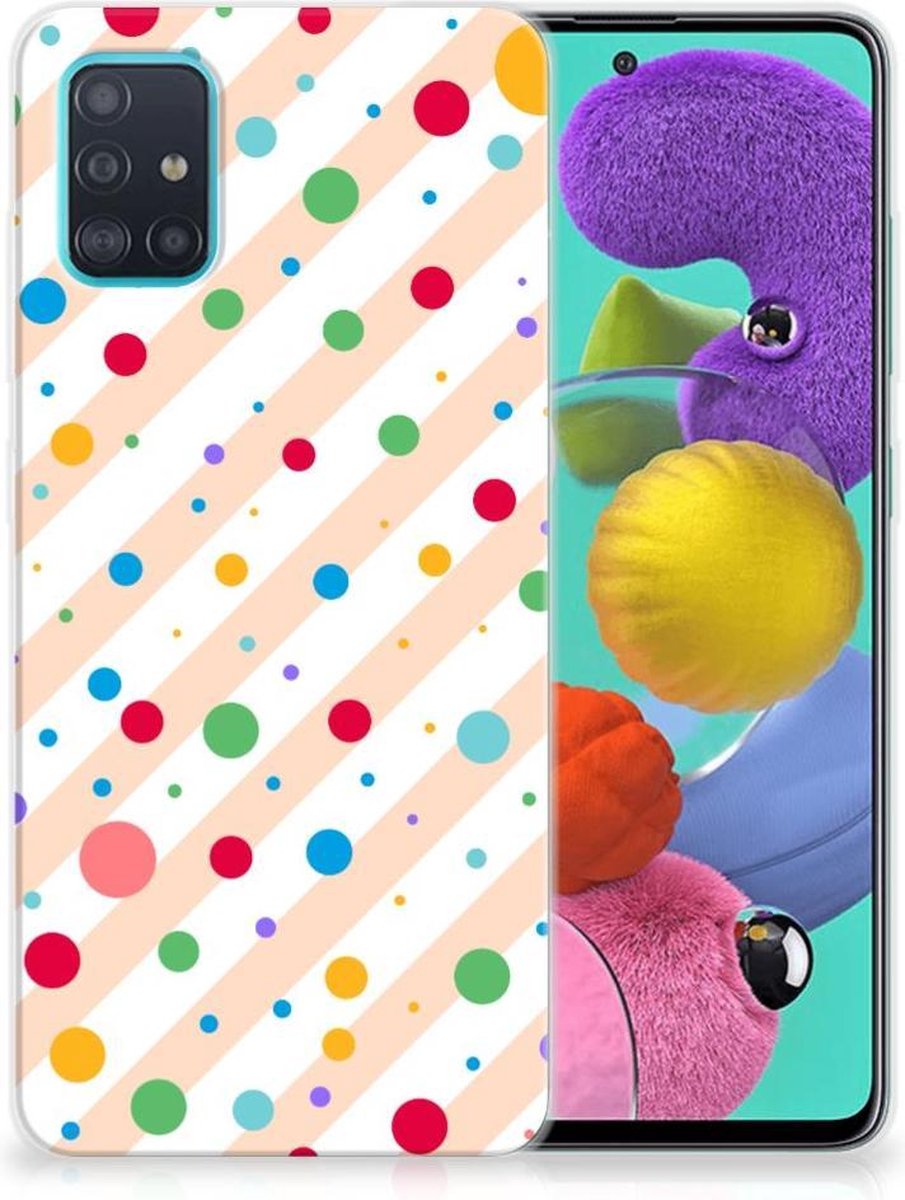 TPU Hoesje voor Samsung Galaxy A51 TPU bumper Dots