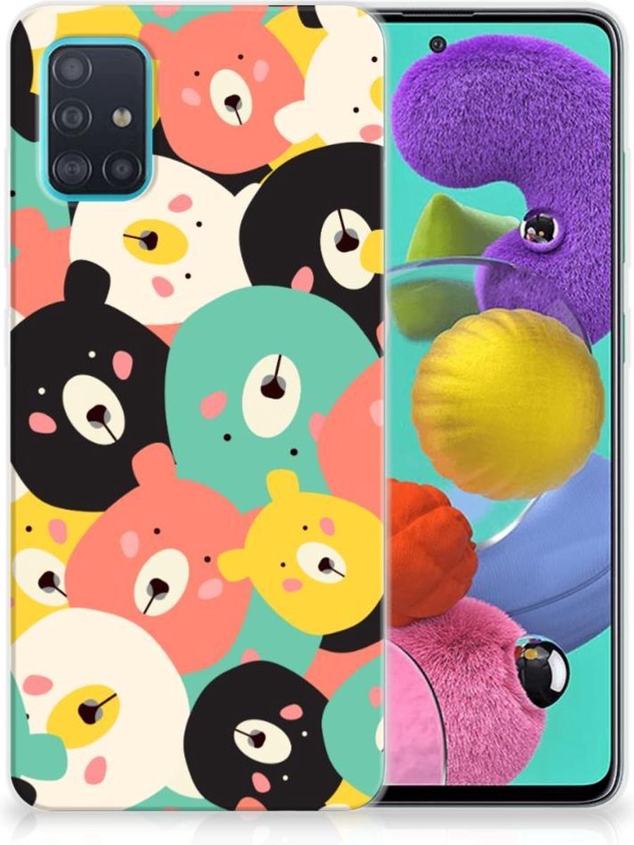 Samsung Galaxy A51 Telefoonhoesje met Naam Bears