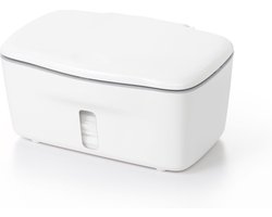 OXO tot Doekjesverdeler - Billendoekjesdoos- Billendoekjes houder - Billendoekjesbox - Wipe box- Vochtige doekjes houder- Wit-Grey