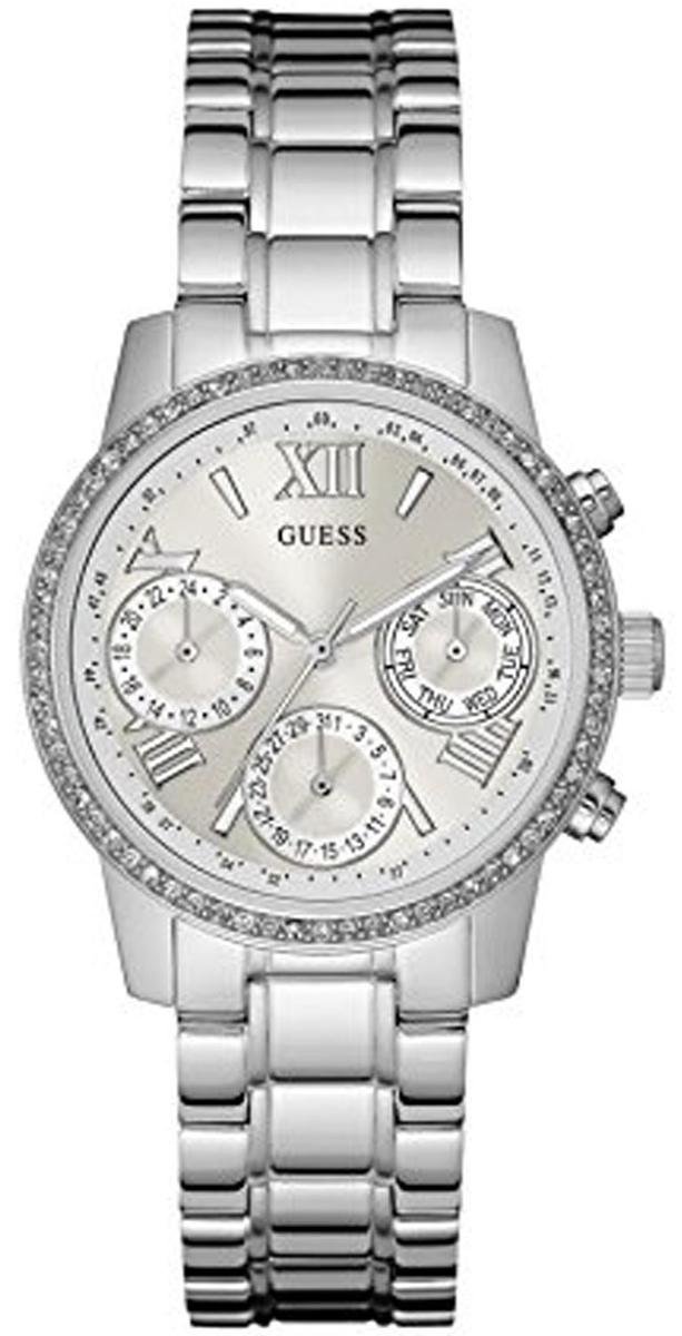 GUESS Watches Dames Horloge W0623L1 - staal - zilverkleurig - Ø 36,5 mm