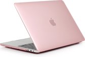 Apple MacBook Pro 13 (2016-2019) Case - Mobigear - Glossy Serie - Hardcover - Roze - Apple MacBook Pro 13 (2016-2019) Cover
