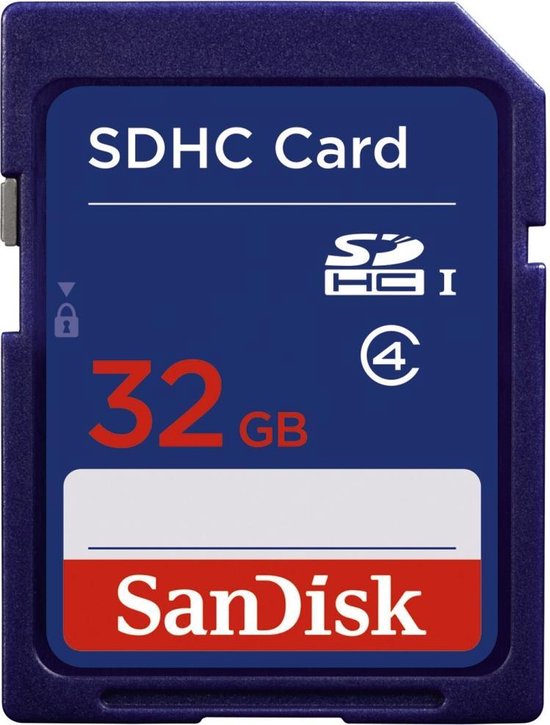 Giotto Dibondon gebrek Alfabetische volgorde SanDisk SDHC kaart 32 Gb - geheugenkaart | bol.com