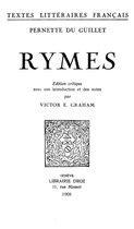 Textes littéraires français - Rymes