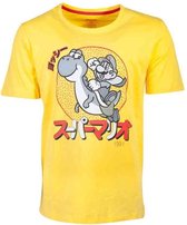 Nintendo Super Mario Heren Tshirt -M- Yoshi Geel