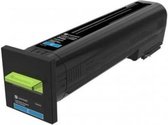 Lexmark 72K20C0 8000pagina's Cyaan laser toner & cartridge